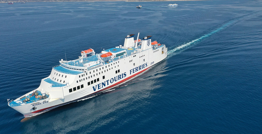 Ventouris Ferries, traghetto RIGEL VII, linea Bari Corfu Igoumenitsa